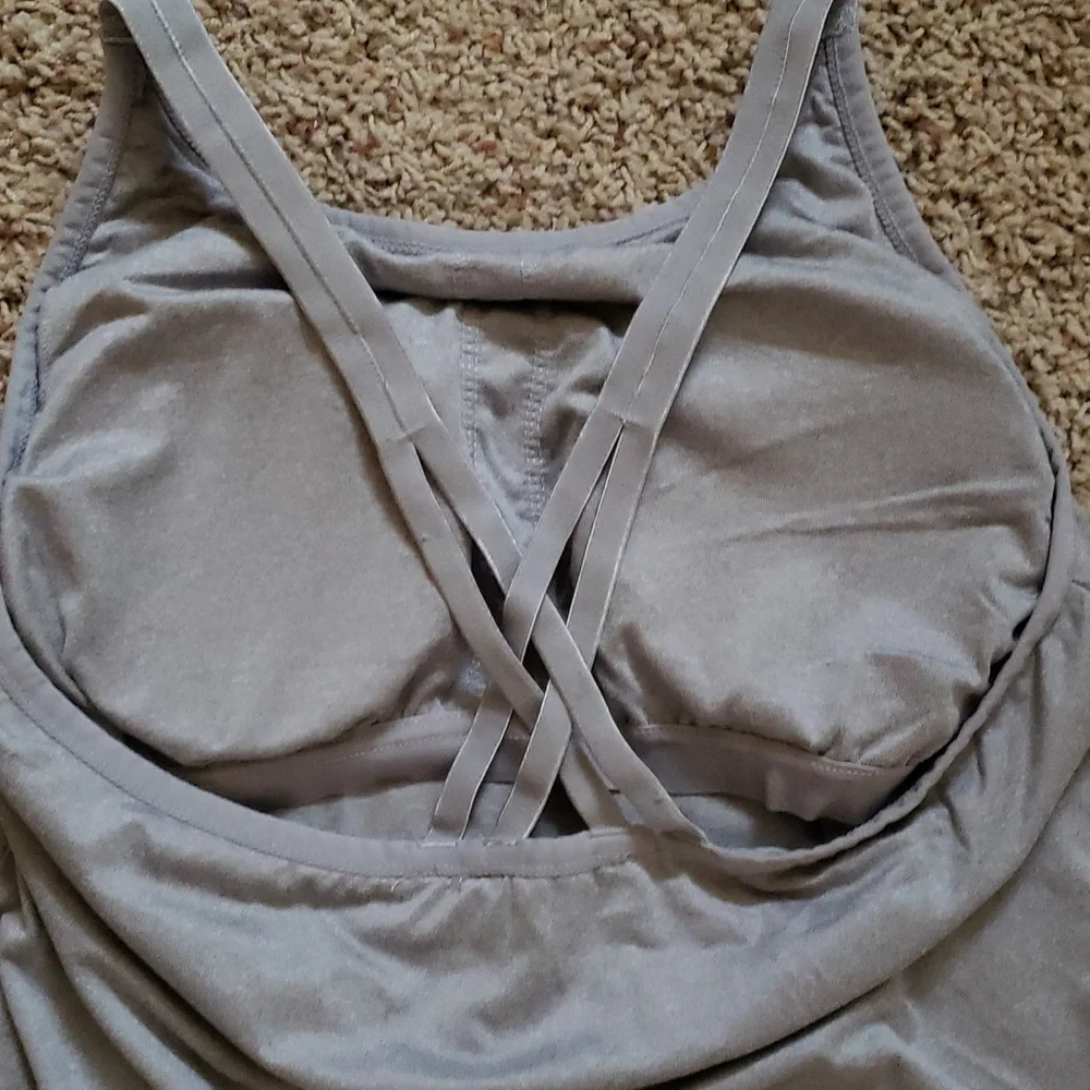 NWOT 32 Degrees Cool Tank Top Criss Cross Dress - Picture 3 of 5